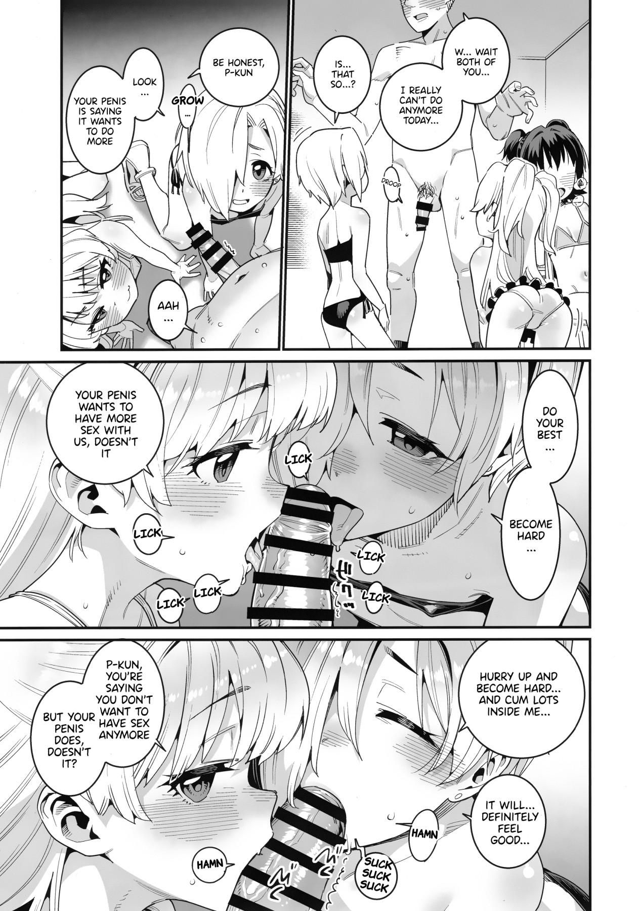 Hentai Manga Comic-Having Lovey Dovey Sex With Loli Idols During a Shoot-Read-18